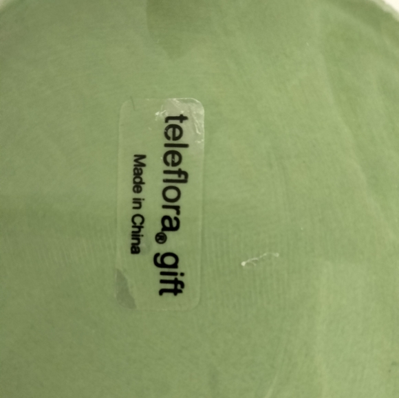 Apple green Teleflora vase - Picture 5 of 5